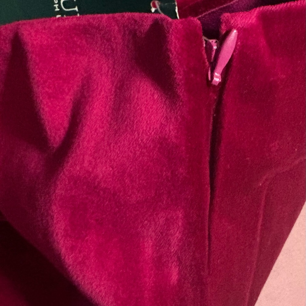 Ralph Lauren Velvet Pants in Maroon - Picture 6 of 8